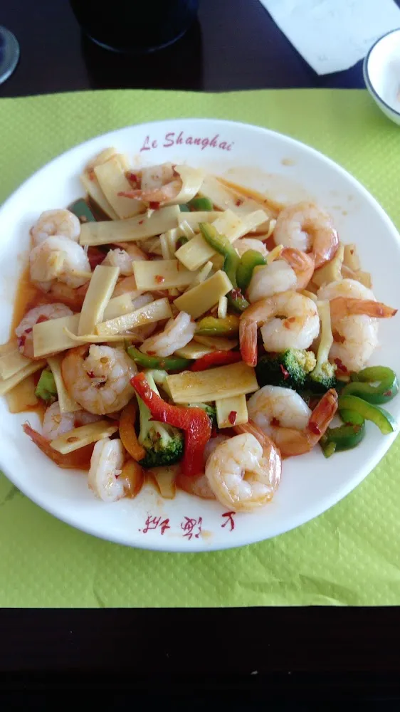 Wok Crevettes Sauce Piquante
