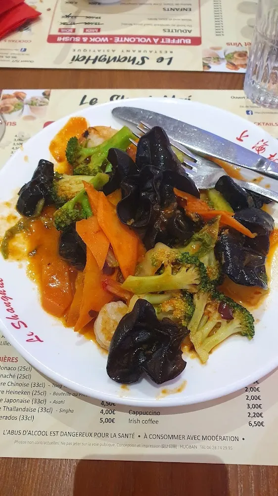 Wok Crevettes Sauce Thai